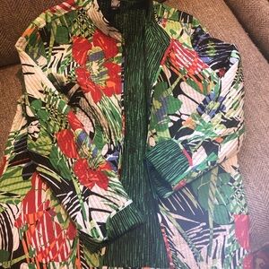 Super cute quilted jacket Gump’s of San Francisco Women’s sz m art ware piece